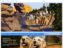 Tablet Screenshot of dellsanimalhospital.net
